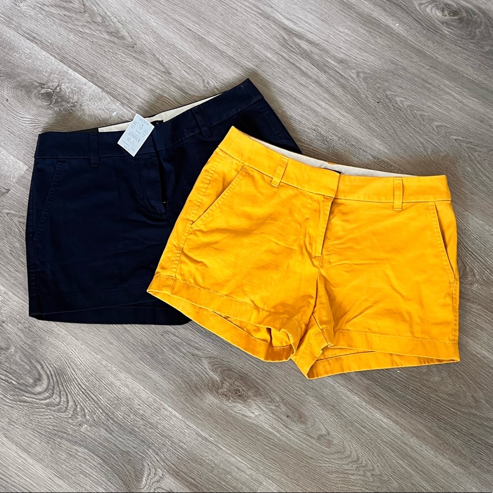 J.Crew - 3 1/2 in shorts Size 4 Two Pairs
